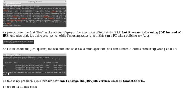 Unix & Linux: Change the JRE/JDK used by tomcat6 смотреть онлайн