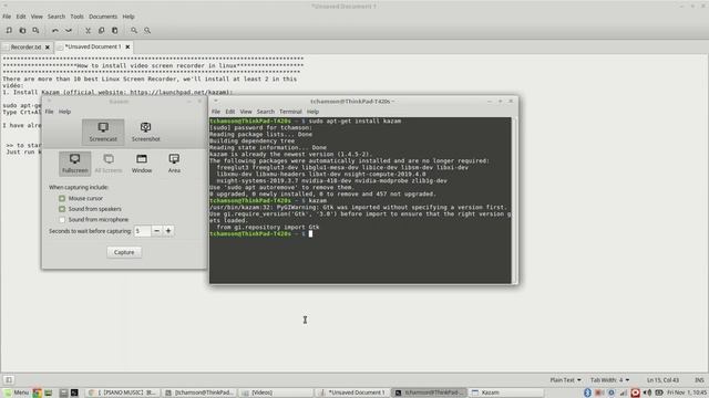 How to install video screen recorder in Linux смотреть онлайн