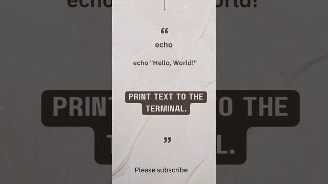 Linux Command Line Basics#echo смотреть онлайн