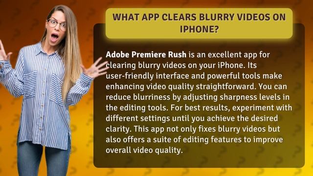 What app clears blurry videos on iPhone? смотреть онлайн