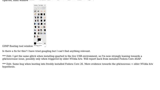 Fedora 26, buggy toolbar icons in some programs смотреть онлайн