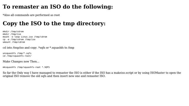 Customize ISO - SQFS -- Add Custom BashRC - Alias to Ubuntu Live DVD iso (2 Solutions!!) смотреть онлайн