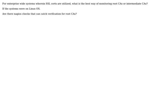 Monitoring root certificate смотреть онлайн