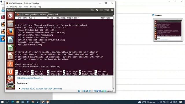 Tutorial Cara DHCP server Ubuntu 13.04 menggunakan aplikasi virtual box смотреть онлайн