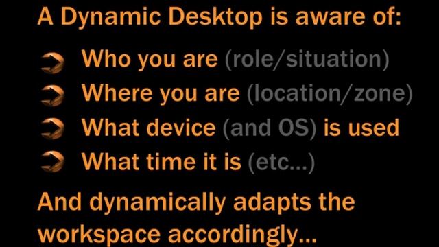 Dynamic Context Aware Desktops - in less than 4 minutes! (Video Blog) смотреть онлайн