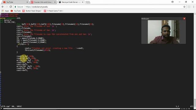 UNIX LAB | EXP 7 | FILE OPERATION USING SYSTEM CALLS смотреть онлайн