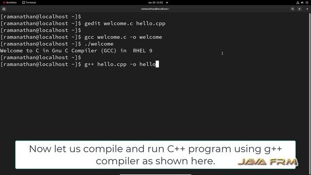 How to compile and run C/C++ on Red Hat Enterprise Linux 9 using GNU GCC and G++ compiler смотреть онлайн