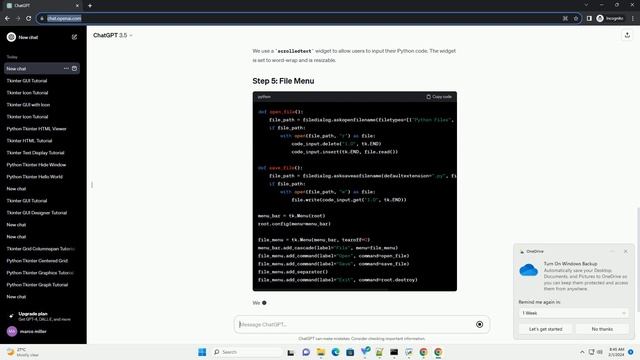 python tkinter ide for windows смотреть онлайн