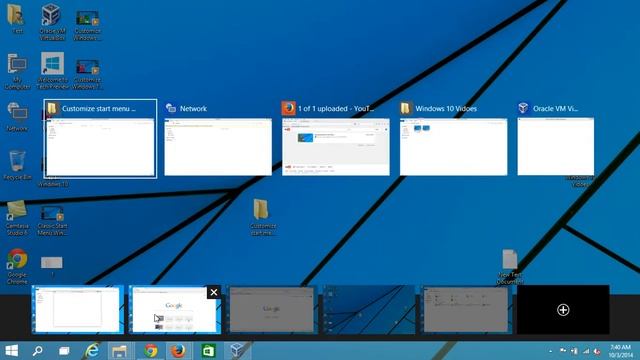 Virtual Desktops Windows 10 смотреть онлайн