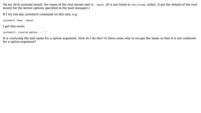 Unix & Linux: How do I run systemctl command on root mount? (2 Solutions!!) смотреть онлайн