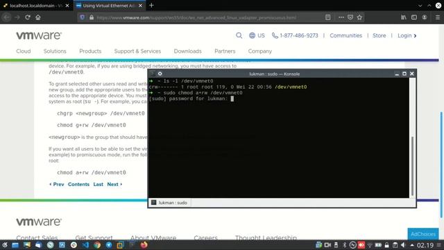 Setting Virtual Ethernet - Promiscuous Mode VMware Workstation Pro 15 in Linux Ubuntu 18.04 LTS смотреть онлайн