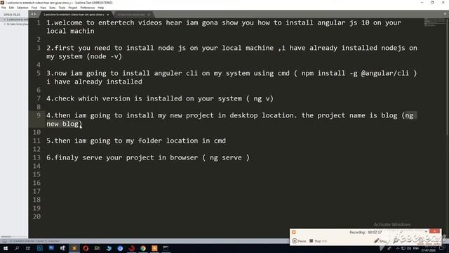 Angular installation: How to INSTALL ANGULAR js 10 #1 || Install angular in 2020 смотреть онлайн