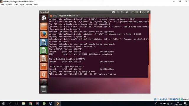 Tutorial Instal linux, Iptables dan nmap di Linux Ubuntu смотреть онлайн