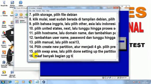 Video Instalasi Debian смотреть онлайн