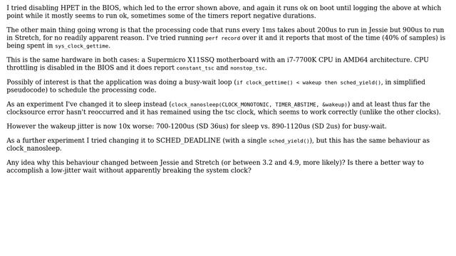 Unix & Linux: Clock instability in Debian 9 (stretch) смотреть онлайн
