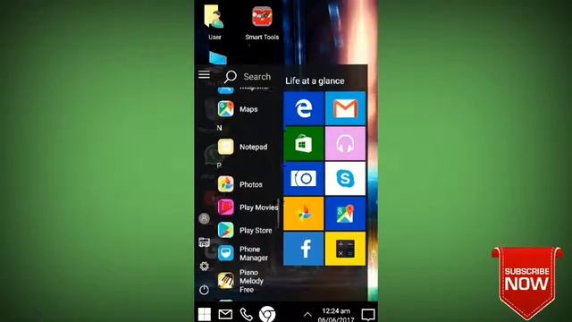 {Hindi}Install Windows 10 in your android device#Look like windows# смотреть онлайн