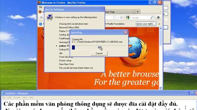 Hướng dẫn cài đặt windows XP tự động ( Cài trên Dos) - Auto Setup Win XP (part2) смотреть онлайн