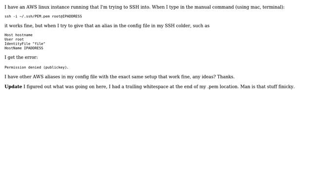 DevOps & SysAdmins: Linux SSH Config Alias Permission Denied (publickey) смотреть онлайн