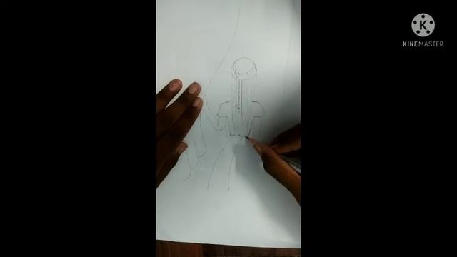 A girl is standing beside the window / How to draw a girl with beautiful hairstyle смотреть онлайн