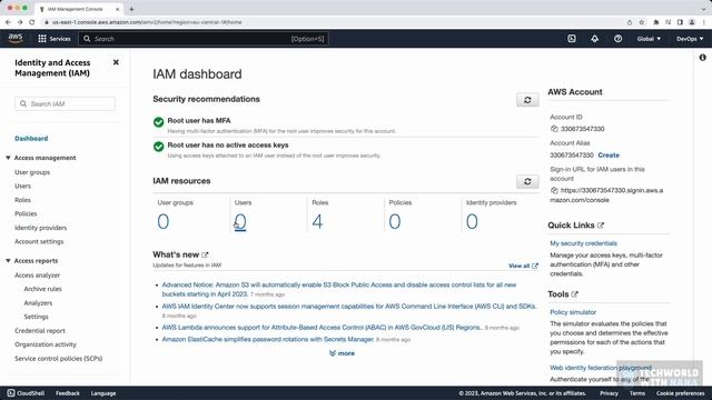 108. 3 - IAM - Manage Users, Roles and Permissions - 44 смотреть онлайн