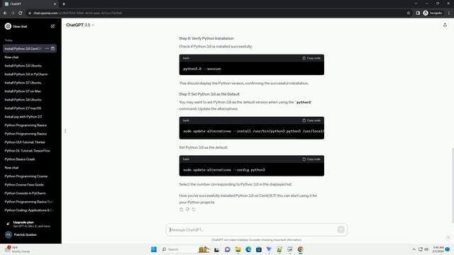 how to install python 3 8 on centos 7 смотреть онлайн