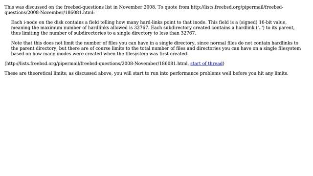 DevOps & SysAdmins: Max total files in a directory in FreeBSD 6 ufs? (5 Solutions!!) смотреть онлайн