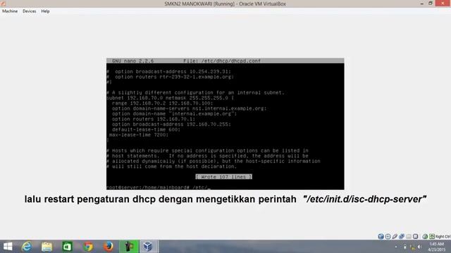 INSTALL DHCP SERVER - LINUX DEBIAN 7 смотреть онлайн