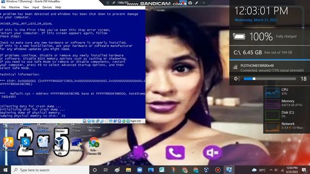 Denis singing has BSOD VM (Windows 7) смотреть онлайн