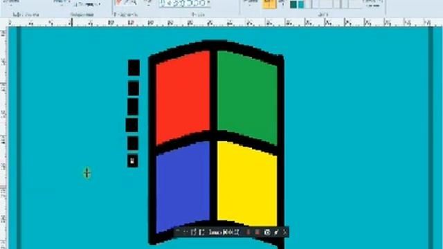 windows 3.1 in MC paint смотреть онлайн