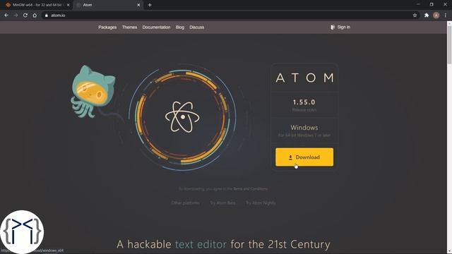 installing GCC compiler and Atom text editor смотреть онлайн