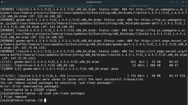 Cara guna yum/dnf untuk kemaskini pakej dalam Fedora Core Linux смотреть онлайн