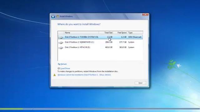 NOS 130 Installing Windows 7 смотреть онлайн