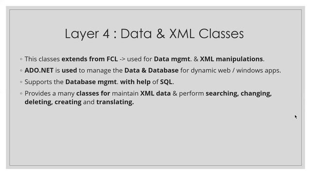 DOTNET Framework Architecture (5-layers) All Lang, CLS-CTS, Web & Windows forms, Data & XML, FCL-BC смотреть онлайн