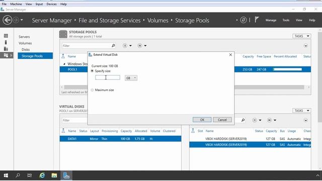 LAB GUIDE:10. Extend Simple Volume and Virtual Disk in Storage Pool смотреть онлайн