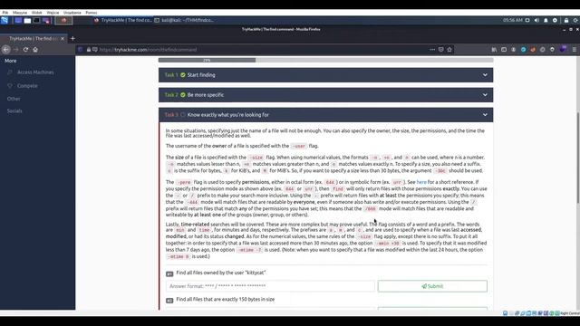 TryHackMe #167 The find command смотреть онлайн
