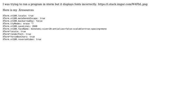 Unix & Linux: xterm not rendering fonts correctly смотреть онлайн