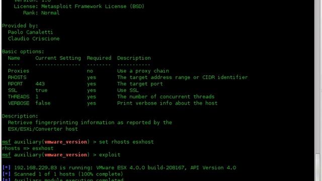VASTO - VMware Fingerprinting смотреть онлайн
