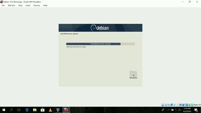Install Linux Debian 10.5 Buster Di Virtualbox. смотреть онлайн