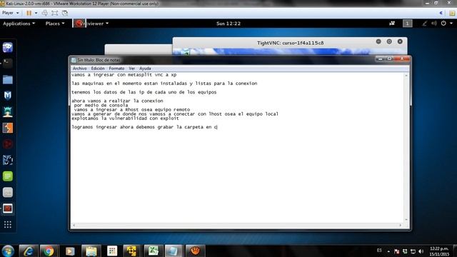ingreso xp por medio de vnc kali linux смотреть онлайн