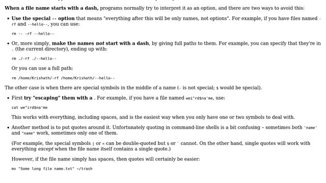 Using linux commands with "symbol-named" files (2 Solutions!!) смотреть онлайн