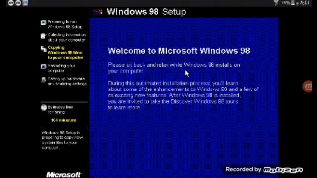 How to setup Windows 98 SE Part 2 |computer explanations смотреть онлайн