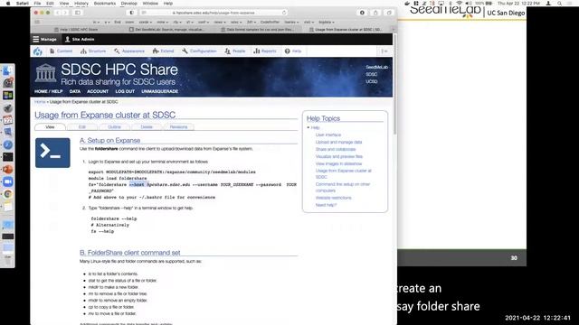 SDSC Webinar: Rich Data Sharing for HPC Users, April 22, 2021 смотреть онлайн