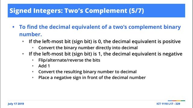 Lecture 17: Number Systems and Representation IV смотреть онлайн