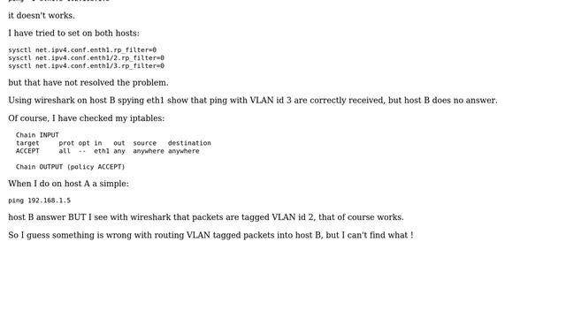DevOps & SysAdmins: Linux dual VLAN, ping works only on first VLAN смотреть онлайн
