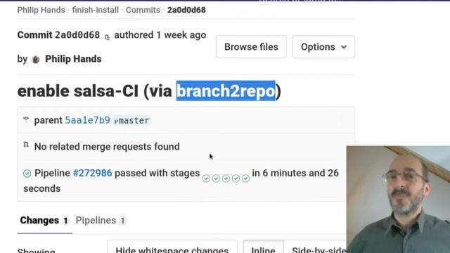 branch2repo -- enabling casual contributions to debian-installer смотреть онлайн