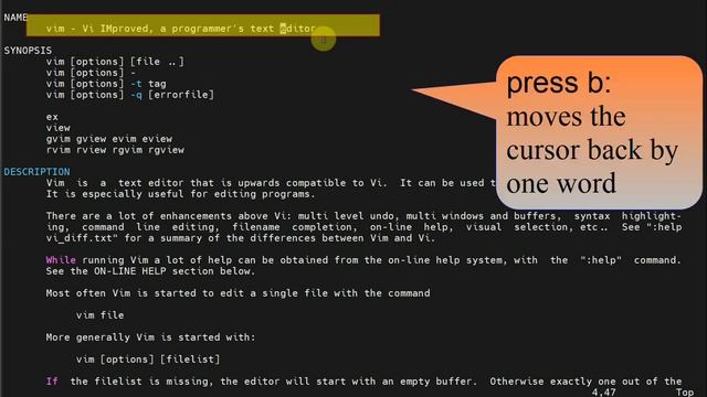 How to use vim in commands Part Three: Motions смотреть онлайн