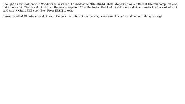 Unable to install Ubuntu-14.04-desktop-i386 смотреть онлайн