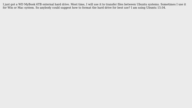 Ubuntu: How to format an external hard drive to ext4? смотреть онлайн