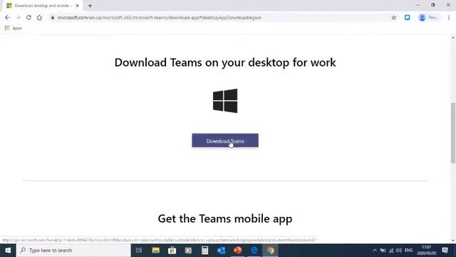 Installing MS Teams on a Desktop/Laptop смотреть онлайн