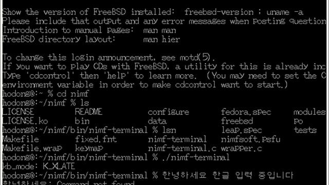 Hangul input on FreeBSD(R) console with Nimf смотреть онлайн